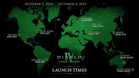 Diablo 4 release date and launch times